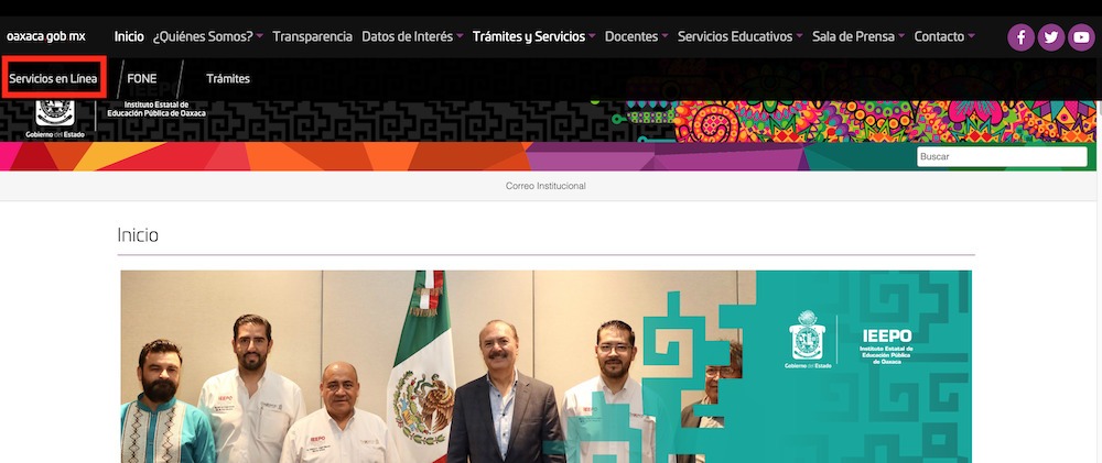 Acceso al Portal del IEEPO